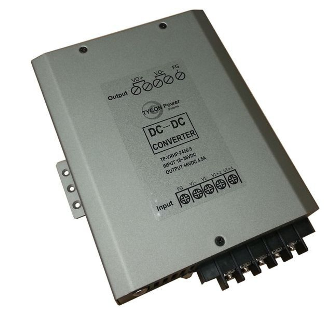 Tycon Voltage Regulator 36-72Vdc Input, 56Vdc @ 4.46A 250W Regulated Output, Isolated - TP-VRHP-4856-250