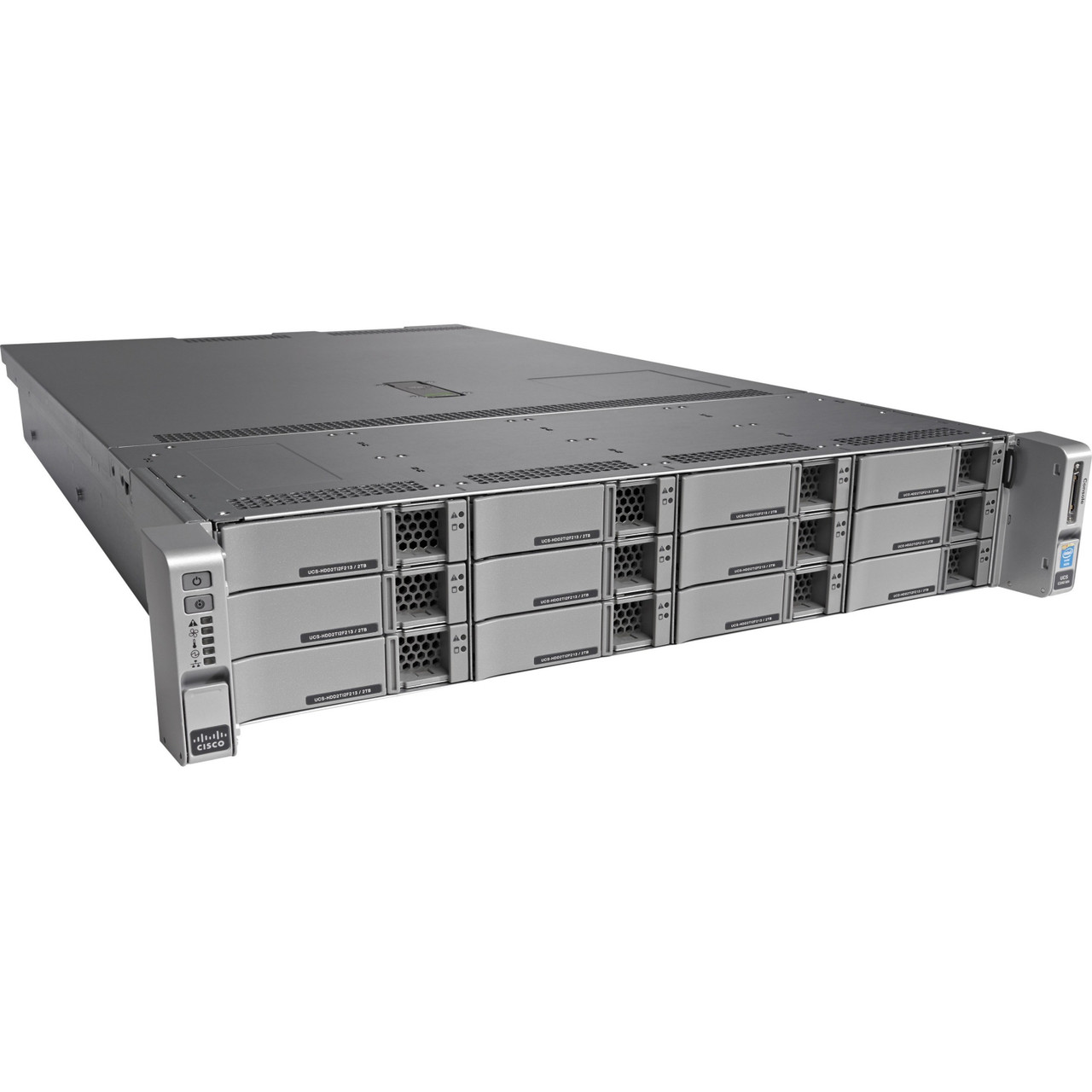 Cisco C240 M4 2U Rack Server - 2 x Intel Xeon E5-2620 v4 2.40 GHz - 256 GB RAM - 96 TB HDD - (12 x 8TB) HDD Configuration - 12Gb/s SAS, Serial ATA Controller - 2 Processor Support - 1.50 TB RAM Support - UCS-SPBD-C240M4-C2