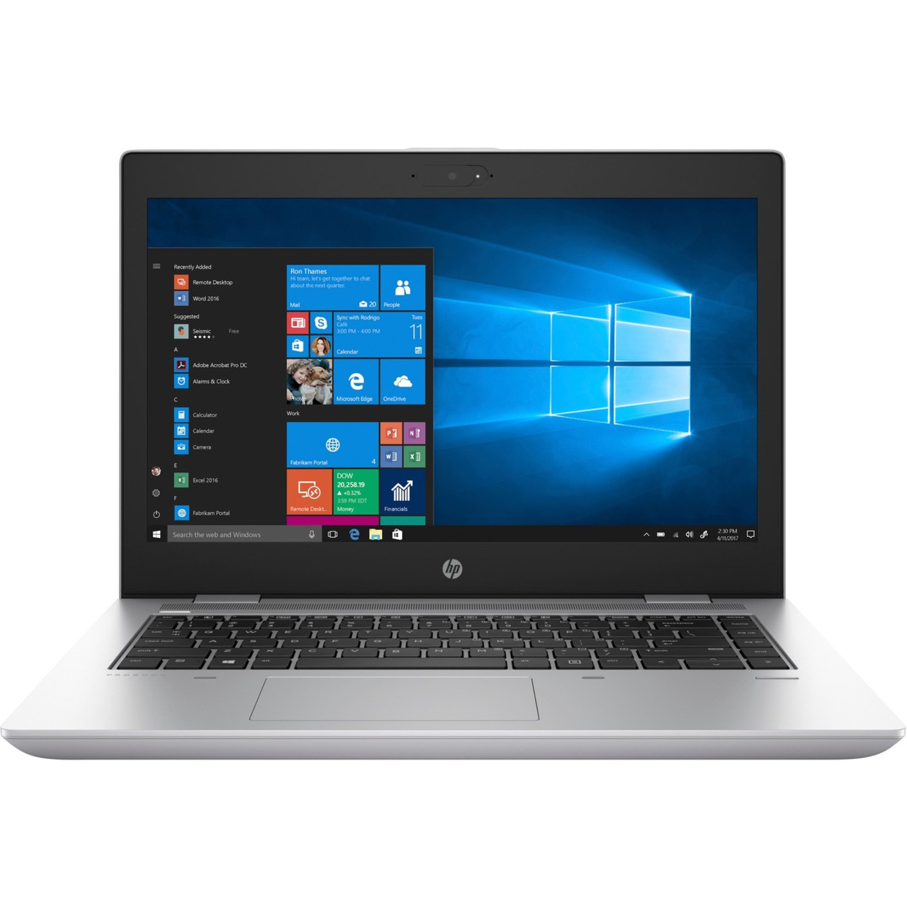 HP ProBook 645 G4 14" Notebook - 1366 x 768 - AMD Ryzen 5 2500U Quad-core (4 Core) 2 GHz - 8 GB Total RAM - 500 GB HDD - Natural Silver - 4LB50UT#ABA