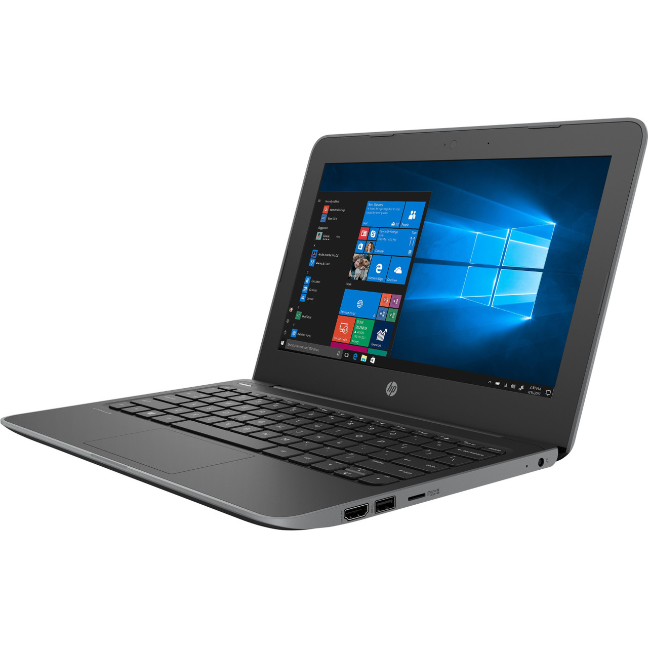 HP Stream 11 Pro G5 11.6" Notebook - 1366 x 768 - Intel Celeron N4100 Quad-core (4 Core) 1.10 GHz - 4 GB Total RAM - 64 GB Flash Memory - 6PP57UT#ABA