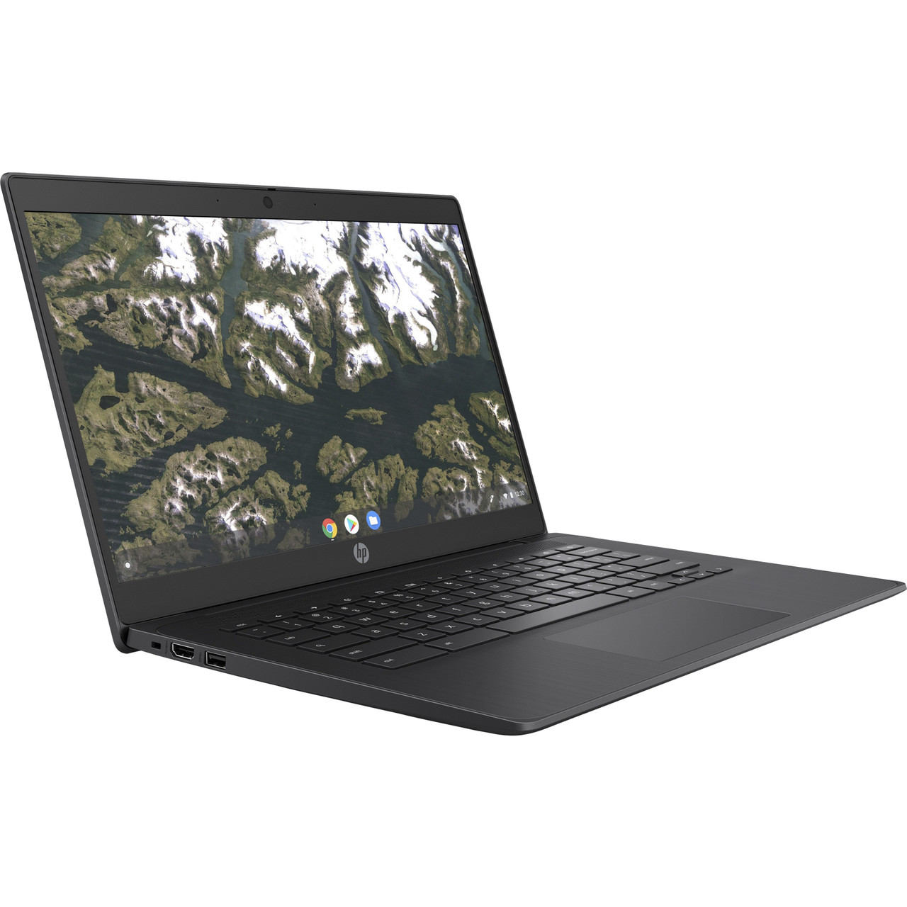 HP Chromebook Enterprise 14 G6 14" Touchscreen Chromebook - HD - 1366 x 768 - Intel Celeron N4120 Quad-core (4 Core) 1.10 GHz - 4 GB Total RAM - 4 GB On-board Memory - 32 GB Flash Memory - Chalkboard Gray - 6B5L7UT#ABA