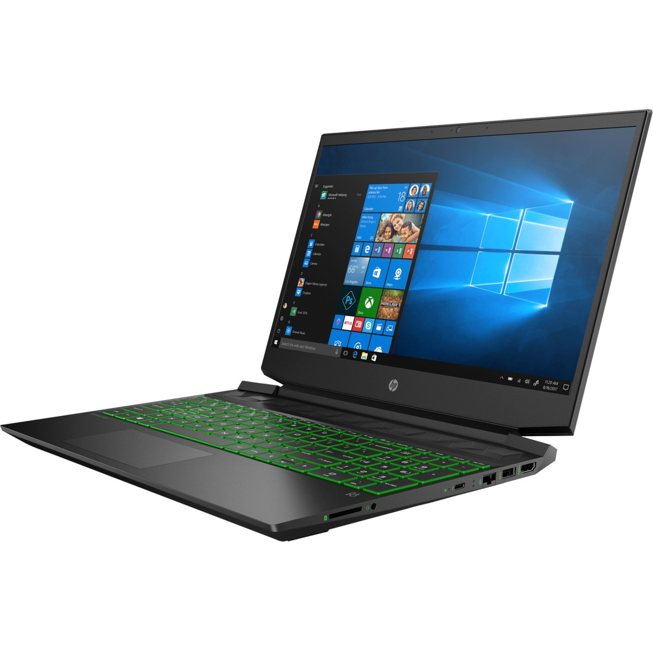 HP Pavilion Gaming 15-ec1000 15-ec1501la 15.6" Gaming Notebook - Full HD - 1920 x 1080 - AMD Ryzen 5 4600H Hexa-core (6 Core) 3 GHz - 8 GB Total RAM - 256 GB SSD - Shadow Black - 459X6LA#ACH
