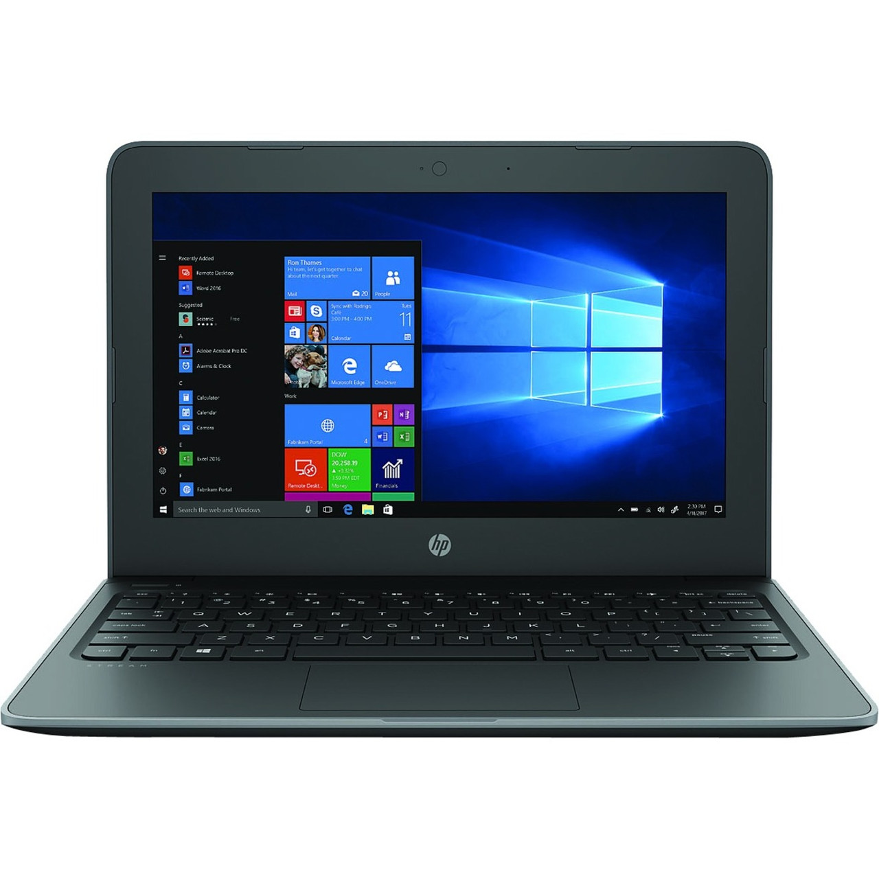 HP Stream 11 Pro G5 11.6" Notebook - HD - 1366 x 768 - Intel Celeron N4020 Dual-core (2 Core) 1.10 GHz - 4 GB Total RAM - 128 GB SSD - 32C26UT