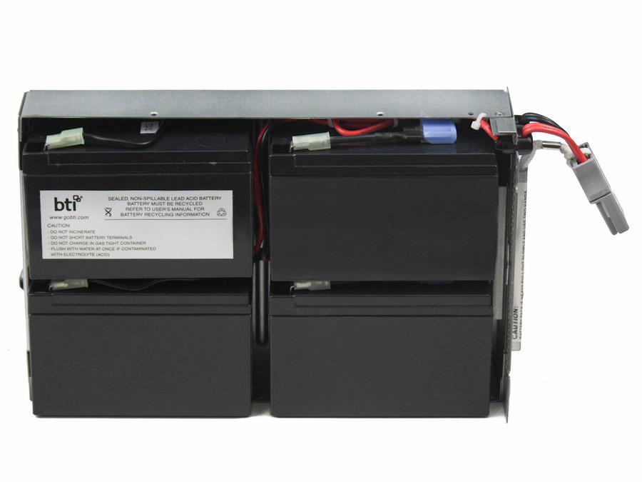 BTI Replacement Battery for APC SMT1000RM2U, SMT1000RMI2U, SMT1000RM2UTW, SMC15002U, SMC1500I2U, SMC1500-2U, SMC1500I-2U; Replaces APC RBC132 APCRBC132 18 month warranty - APCRBC132-SLA132