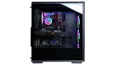 CyberPowerPC Gamer Supreme Liquid Cool SLC10660V5 w/ Intel Core i7-11700KF 3.6GHz CPU, 16GB DDR4, Nvidia GeForce RTX 3080 10GB, 500GB PCI-E NVMe SSD, 1TB HDD, 802.11AC WiFi, 7 Color RGB Gaming Keyboard/Mouse, Custom RGB Case Lighting
