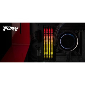 Kingston FURY Beast 32GB (4 x 8GB) DDR4 SDRAM Memory Kit - For Motherboard - 32 GB (4 x 8GB) - DDR4-2666/PC4-21333 DDR4 SDRAM - 2666 MHz - CL16 - 1.20 V - 288-pin - DIMM - Lifetime Warranty - KF426C16BBAK4/32