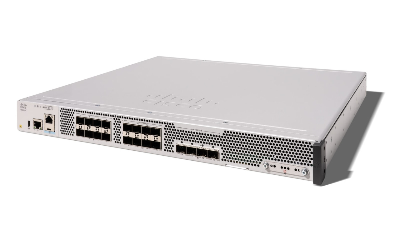 Cisco 8400 Series Secure Router - 1 RU - 8 x 1 GE, 8 x 10 GE, and 4 x 25 GE Ports - 64 GB DRAM - Up to 2 TB - C8475-G2