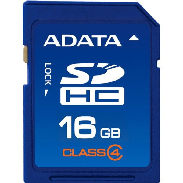 Adata 16GB CLASS 4 MCIRO SDHC W/ ADAPTOR - AUSDH16GCL4-PA1
