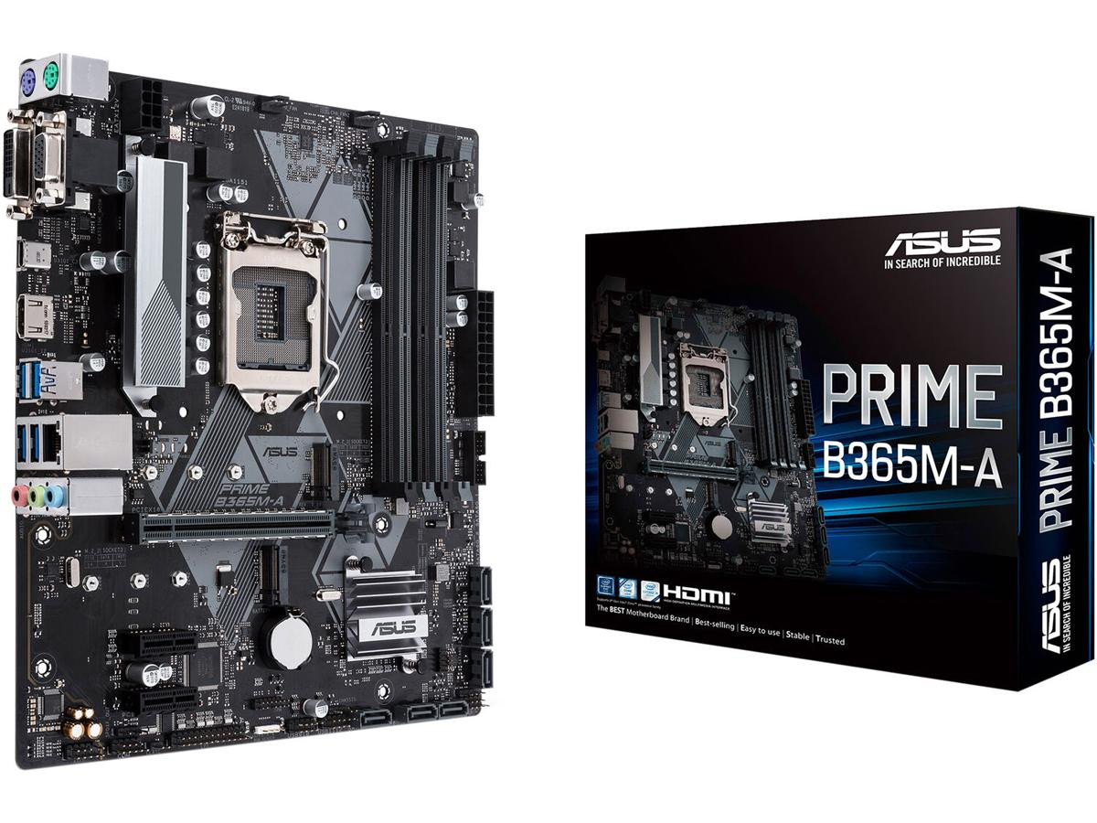 Asus Prime B365M-A LGA-1151 9th/8th Gen Intel - PRIMEB365MA