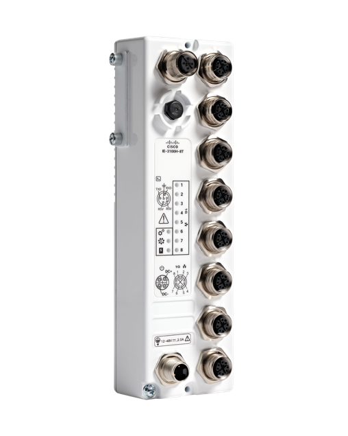 Cisco Catalyst IE3100 Heavy Duty Series Switch IP67 w/8GE M12 Ports, Fixed sys, NE - IE-3100H-8T-E