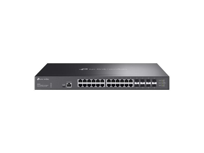 TP-Link Omada 24-Port 10Gbase-T L2+ Managed Switch With 8 10Ge Sfp+ Slots Port: 24 10G Rj45 Ports, 8 10G Sfp+ Slots, Rj45/Usb Type C Console Port Spec: 1U 19-Inch Rack-Mountable Steel Case Feature - SX3832