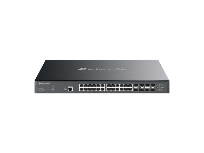 TP-Link Omada 32-Port 10Ge L2+ Managed Switch With 24-Port Poe++ Port: 24 10G Rj45 Poe++ Ports, 8 10G Sfp+ Slots, Rj45/Usb Type C Console Port Spec: 802.3Bt/At/Af (Up To 90W/Port), 770 W Poe Power - SX3832MPP