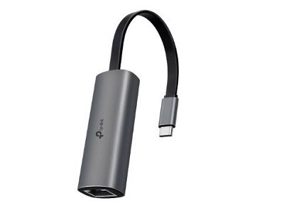 TP-Link Usb 3.0 Type-C To 2.5 Gigabit Ethernet Network Adapter Spec: 1 Usb 3.0 Type-C Connector, 1 2.5 Gigabit Ethernet Port, Foldable And Portable Design Feature: Plug And Play In Windows(7/8/8.1/10/11) - UE302C