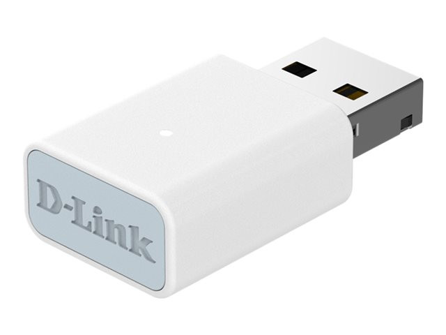 D-Link AC1300 USB WiFi Adapter 2.4/5GHz Dual Band Wireless Internet Travel Size for Desktop PC Laptop MU-MIMO Plug & Play Supports Windows 10/11 Drivers WPA3 Enhanced Security - AC13U