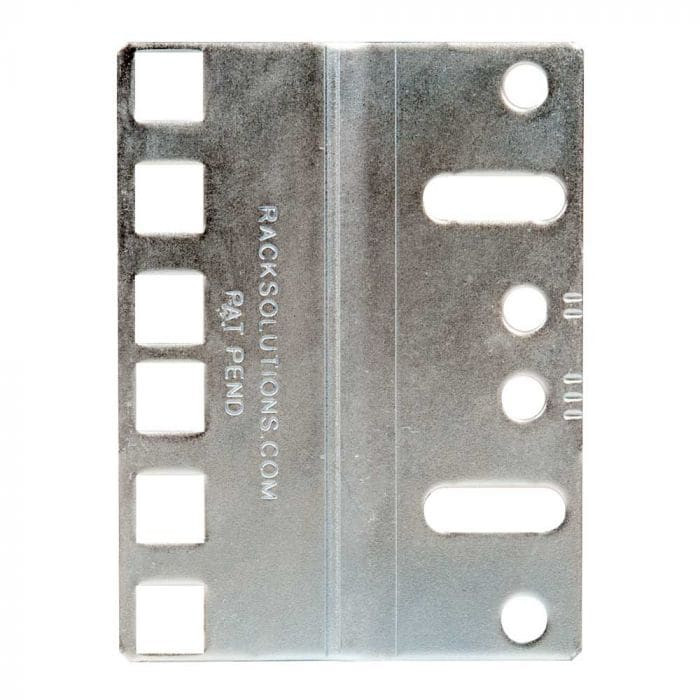 Rack Solutions Kit, 2U 23In To 19In Joggled Reducer Brackets, Pair - 2UBRK-23J-PAIR