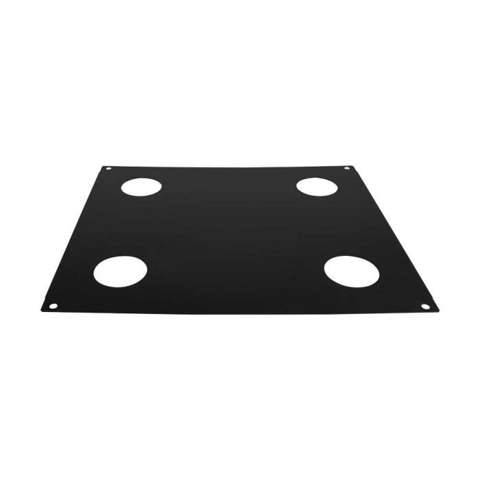 Rack Solutions Top For Rack Model 111: 20In Deep With Cable Pass Throughs (Black) - 113-3065
