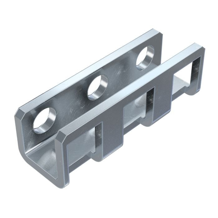Rack Solutions Adapter Bracket: 1U Tall, 2-Bends, 0.59In Wide (1 Single Bracket) Requires 3/8In Screws - Hardware Not Included (1Ubrk-059 Is Not Compatible With Dell Ready Rails) - 1UBRK-059