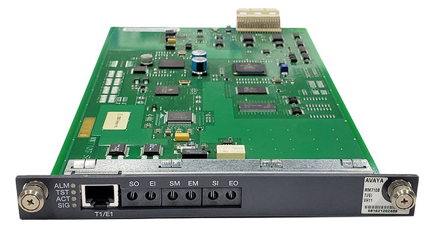 Avaya MM710B T1/E1 MODULE. NOT ELIGIBLE FOR Avaya REBATES OR REPORTING.