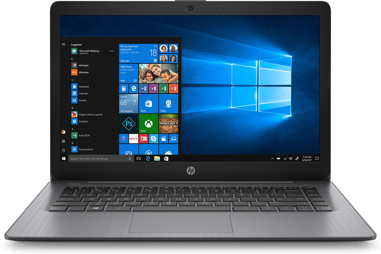 HP Stream 14-Cb164wm 3rd Party Refurbished Grade C  Intel Celeron N4000/4gb/32gb Ssd/Wi-Fi/Bt/Webcam/Intel Uhd Graphics 600/14ips Hd/Win10s/3.17lbs/Black/90 Days - 14-CB164WM-SD-RC