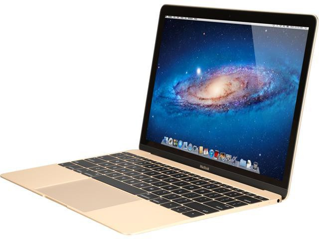 APPLE 3RD PARTY REFURBISHED GRADE A APPLE MACBOOK MK4N2LL/A INTEL CORE M-5Y51/8GB/480GB SSD/WI-FI/BT/BL/WEBCAM/INTEL HD GRAPHICS 515/12LED QHD/2.03LBS/GOLD/90 DAYS