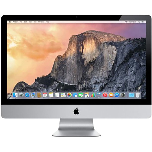 APPLE 3RD PARTY REFURBISHED GRADE C APPLE IMAC MF885LL/A AIO INTEL CORE I5-4590/8GB/1000GB HDD/WI-FI/BT/WEBCAM/AMD RADEON R9 M290X GRAPHICS/27IPS QHD/21LBS/SILVER/90 DAYS