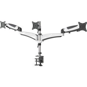 Amer Mounts Triple Monitor Mount with Articulating Arms - HYDRA 3 arm articulating monitor mount with desk clamp - HYDRA3