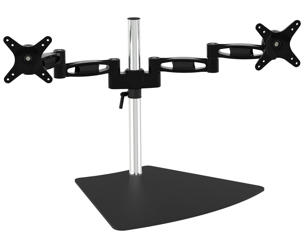 Amer Mounts 2EZ Dual Monitor Free Standing Desk Mount - 2EZ