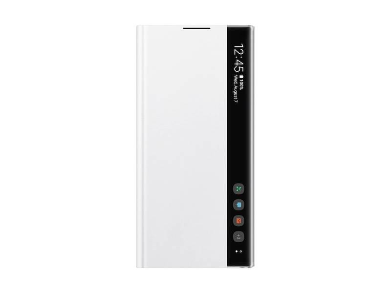 Samsung Note 10+ S-View Flip Cover, White -EF-ZN975CWEGUS