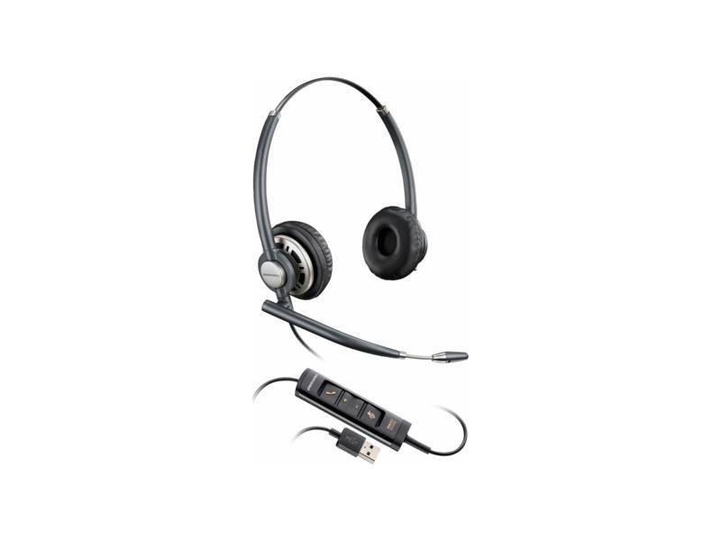 HP Poly Encorepro 725 USB-A Stereo Headset - Wired - On-Ear - 80 - 20000 - Poly Standard Two-Year Limited Warranty - 783M6AA