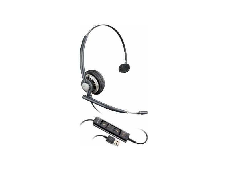 HP Poly Encorepro 715 USB-A Mono HS - Headset - Wired - On-Ear - Mono - 80 - 20000 - Poly Standard Two-Year Limited Warranty - 783N5AA
