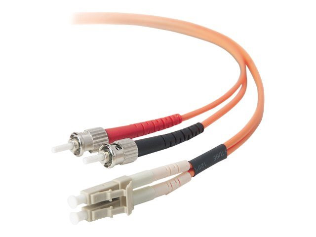 Belkin Duplex Fiber Optic Cable, ST/ST, 62.5/125, 2meters - A2F20200-02M