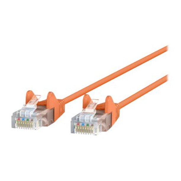 Belkin Network cable - RJ-45 (M) - RJ-45 (M) - 4 ft - UTP - ( CAT 5e ) - orange - A3L791-04-ORG