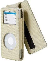 Belkin Canvas Flip Case for iPod nano - Brown/ Taupe - F8Z120-BT