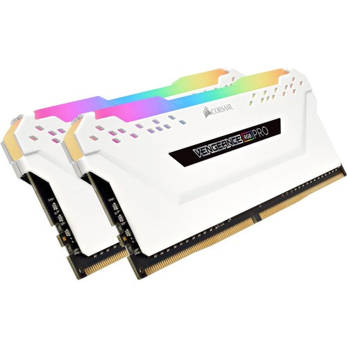 Corsair Vengeance RGB Pro 32GB (2 x 16GB) DDR4 SDRAM Memory Kit - For Desktop PC - 32 GB (2 x 16GB) - DDR4-3200/PC4-25600 DDR4 SDRAM - 3200 MHz - CL16 - 1.35 V - 288-pin - DIMM - Lifetime Warranty DIMM 1.2V INTEL - CMW32GX4M2C3200C16W