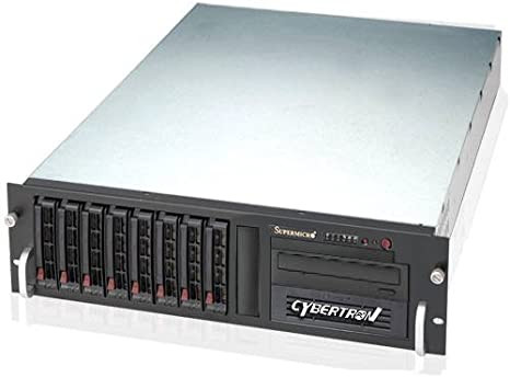 CybertronPC Imperium Dual Intel Xeon E5-2620V3 Six-Core 2.40 GHz 1U Rackmount Server w/ 2x 1TB HDD SAS, 2x 256GB SSD, 32GB DDR4-2133 MHz ECC REG, Dedicated Hardware RAID Controller w/ Battery Backup, 700 Watt 80 PLUSGoldRedundant Power Supply, No