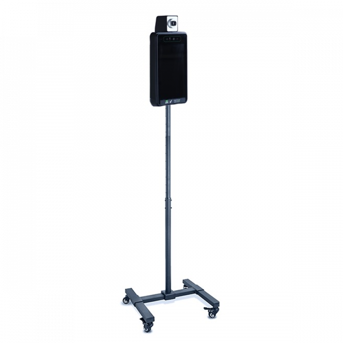 Trackingforless SensorWorks Adjustable Temp Reading Kiosk Floor Stand (VESA) - TFL-TEMP-KIOSKFS