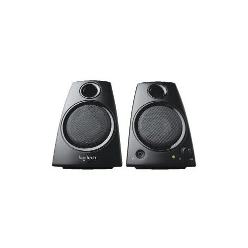 Logitech Z130 2.0 Speaker System - 5 W RMS - Black - Desktop - 980-000417
