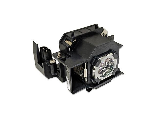 Total Micro Brilliance 200Watt Projector Lamp Replacement Meets Or Exceeds The Oem Original Specifications And Comes Complete With Housing For Easy Installation Into Epson Emp 62, 82, X3; Powerlite 62C, 76C, 82C - ELPLP34-TM