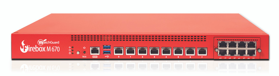 Watchguard Firebox M670 With 3 Years Standard Support Monthly Subscription - WGM67913