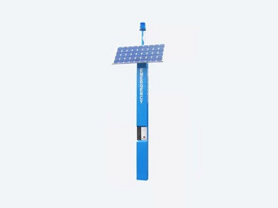 Talk-A-Phone Wireless and/or Solar Eco Tower mount w/ 2 foot pole.Standard in blue or red.For other colors,call for pricing - ETP-MTE-WP