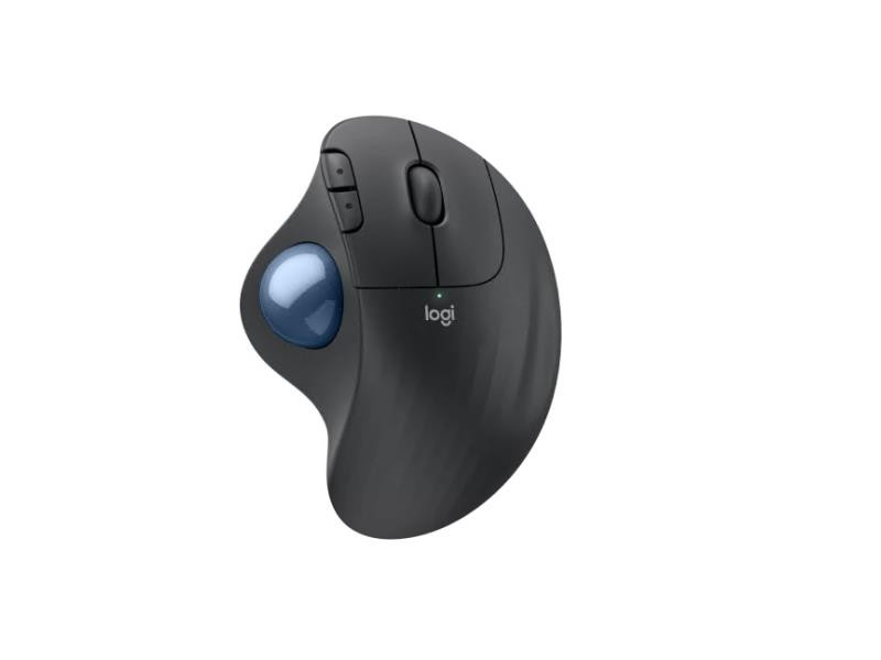 Logitech Ergo M575S - Graphite+Blue Ball-Bt-LATA - Work in your comfort zone with Ergo M575S wireless trackball, certified by ergonomists to keep your hand and forearm relaxed - 910-007031