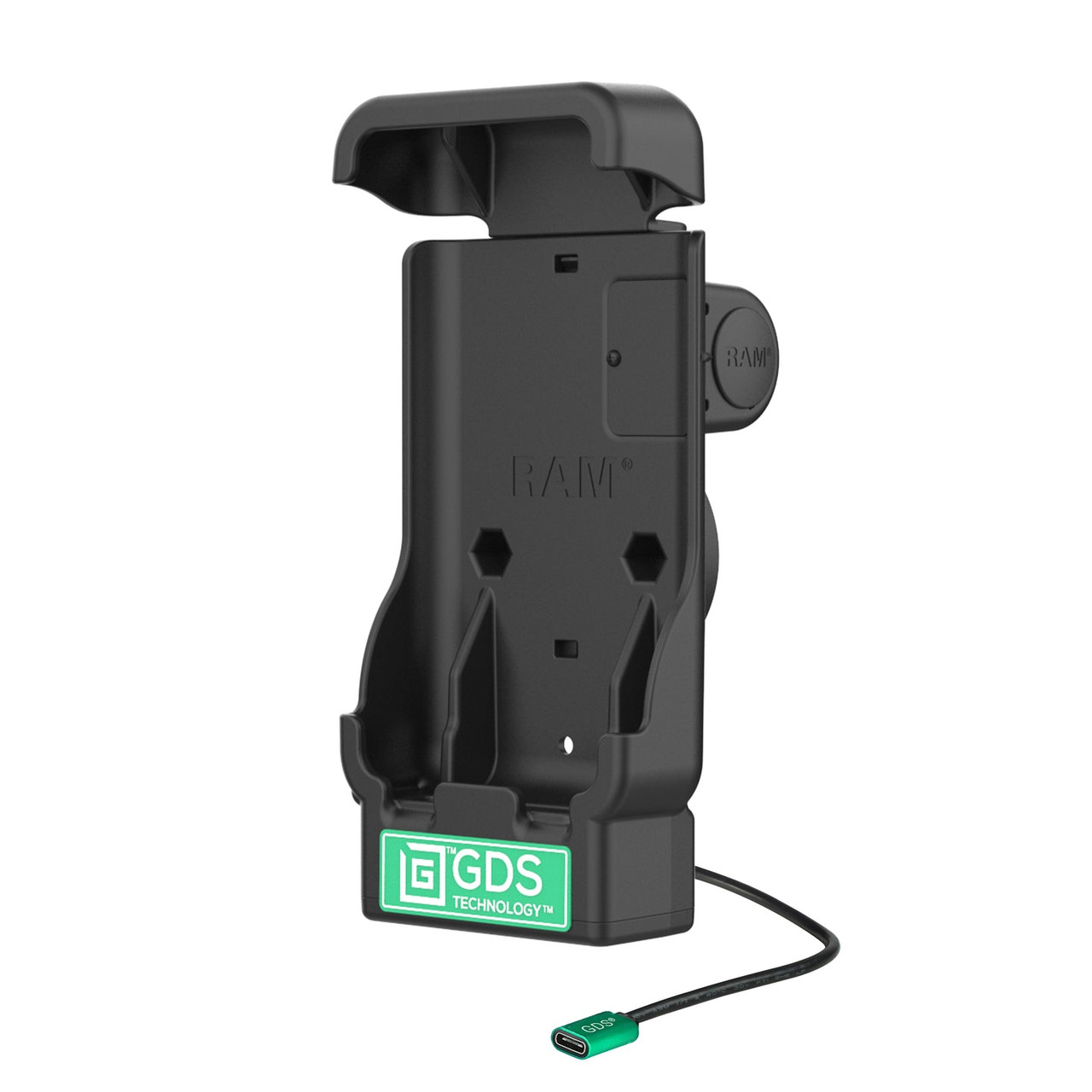 RAM Mount GDS Powered Vehicle Dock for Handhelds with IntelliSkin Non-Locking - RAM-GDS-DOCK-V15-BU
