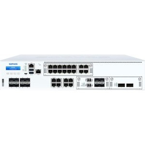 Sophos Xgs 6500 Network Security/Firewall Appliance - 8 Port - 10/100/1000Base-T, 10Gbase-X - 10 Gigabit Ethernet - 8 X Rj-45 - 16 Total Expansion Slots - 5 Year Standard Protection - 2U - Rack-Mountable, Rail-Mountable - JG6E5CSUS