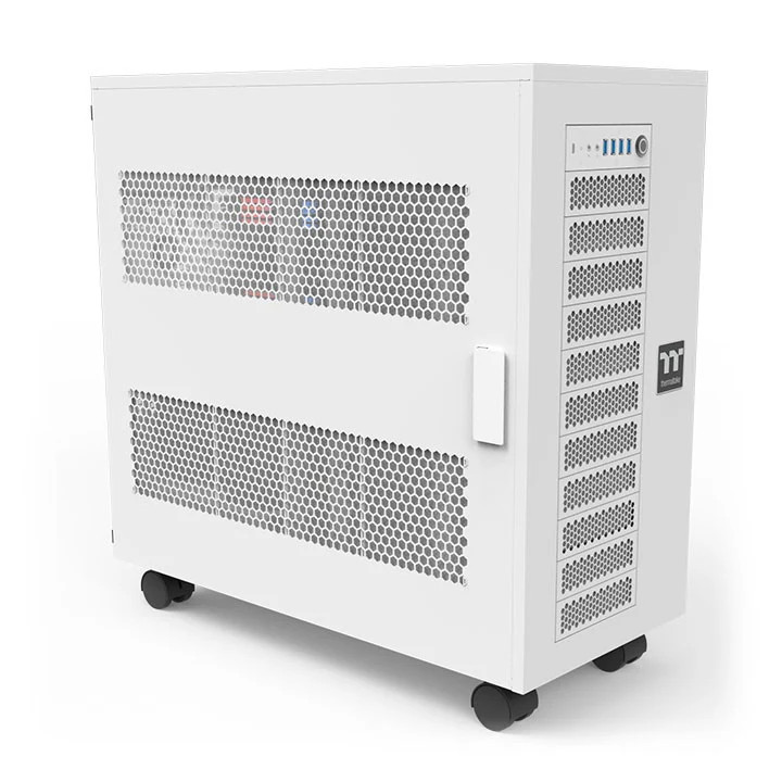 Thermaltake AX700 Snow Super Tower Chassis - CA-11B-00F6NN-00