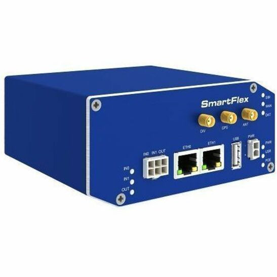 Advantech SmartFlex SR309 2 SIM Cellular, Ethernet Modem/Wireless Router - BB-SR30908020-SWH
