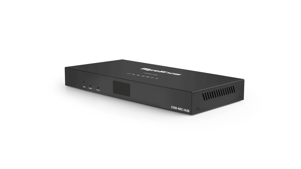 WyreStorm Microphone Hub Web-UI and RS-232 control - COM-MIC-HUB