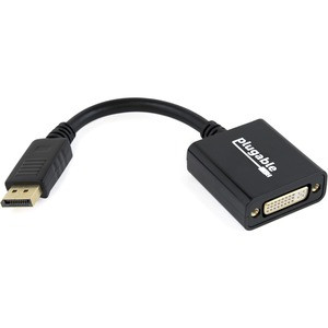 Plugable DisplayPort to DVI Adapter (Supports Windows and Linux Systems and Displays up to 1920x1200@60Hz, Passive) - DPM-DVIF