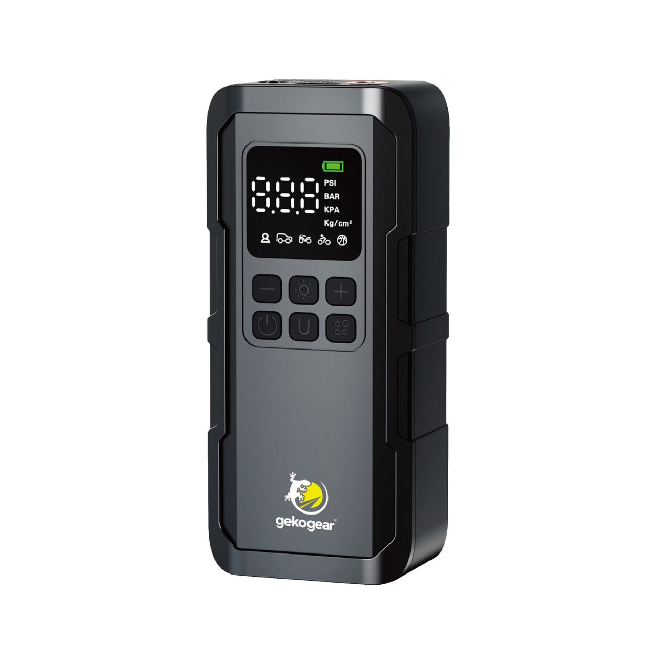Adesso GekoGear AirFlux 100 Portable Air Pump - Precise Digital Display; Auto Stop Function; Multi-Functional Power Bank; Smart Preset Modes; Dual Integrated Power Supply - AIRFLUX 100