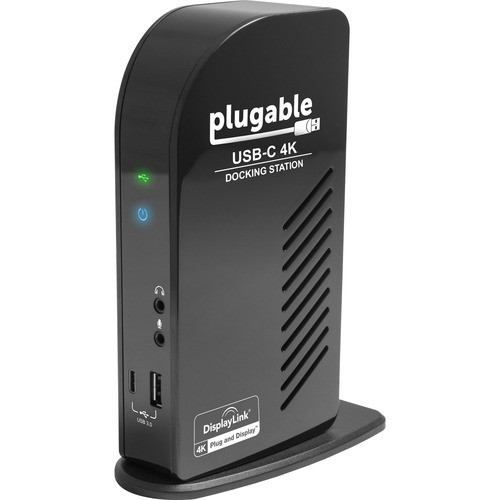 Plugable 4K USB C Docking Station Triple Monitor with 100W Charging - USB C Dock for Thunderbolt 3 / 4, and USB-C Windows and Mac (3x HDMI and 3x DisplayPort, 1x USB-C, 4x USB 3.0, SD Card Reader)  - UD-ULTC4K
