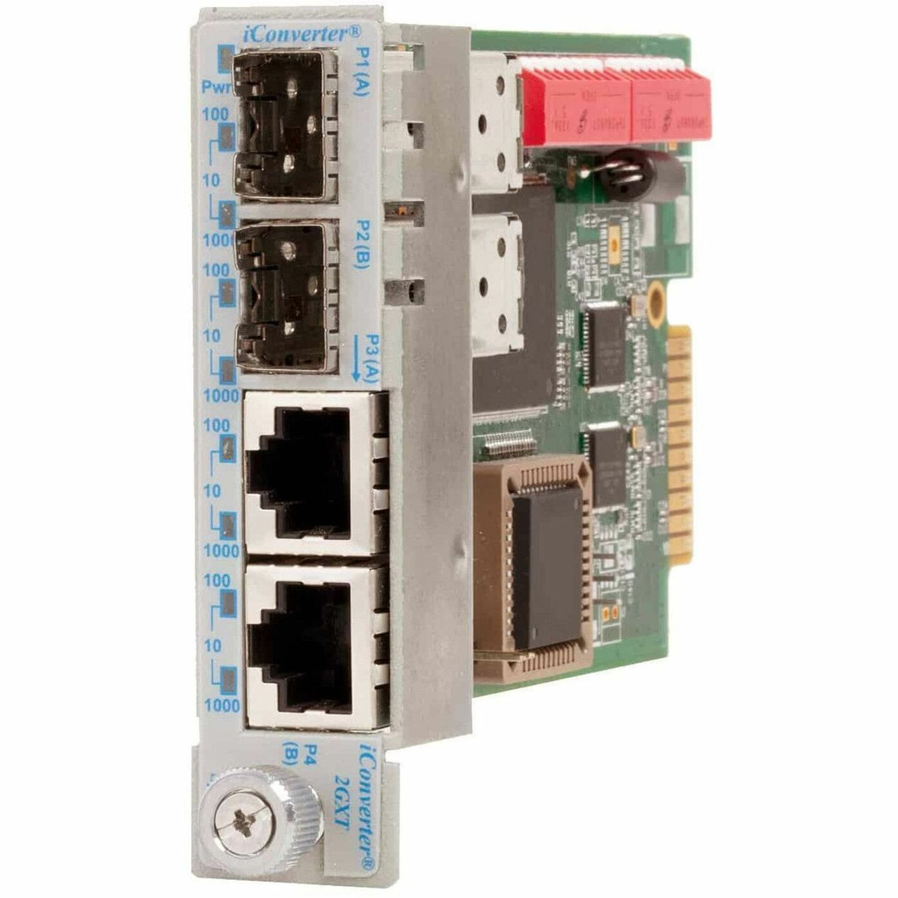 Omnitron Systems iConverter 2GXT Transceiver/Media Converter - 8484-4Z